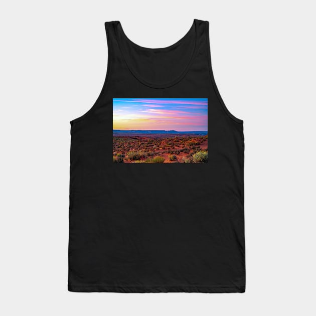 In the Desert of Horseshoe Bend Tank Top by Ckauzmann